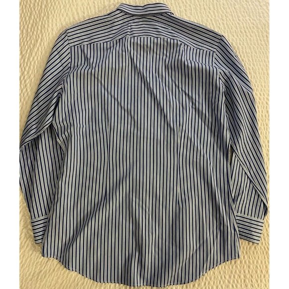 Paul Smith London Made in Italy Bold Blues Stripe Sport Shirt 17.5/44 $275 - Picture 5 of 6